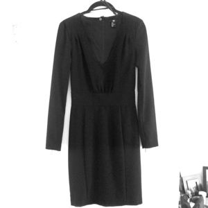 H&M Black Dress with Gold Zipper detail
